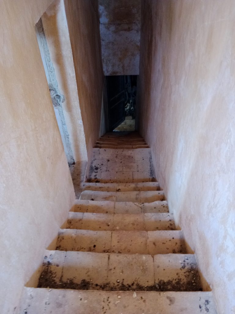 Treppe zum Turm
