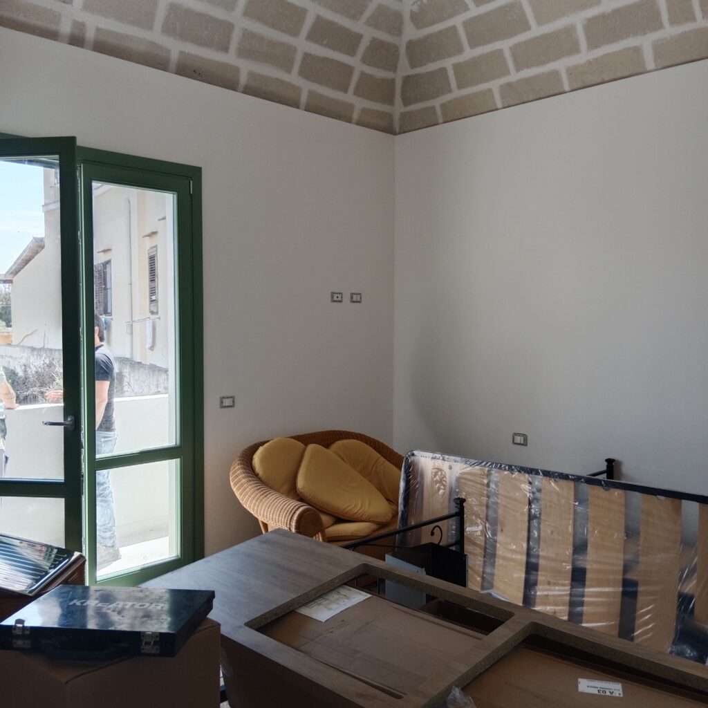 Wohn- und Schlafraum hinteres Apartment