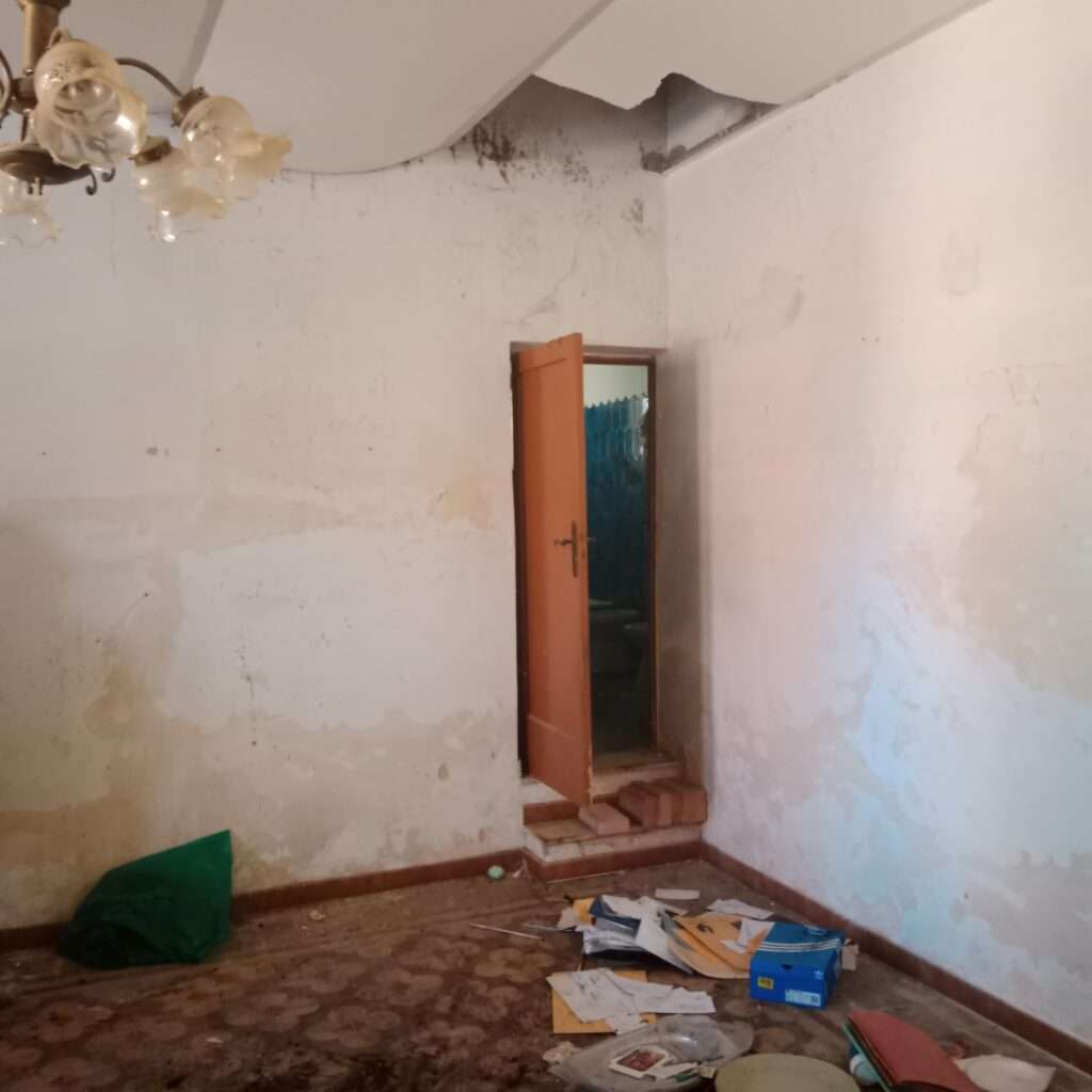 abgehängtes Dach im Wohnraum