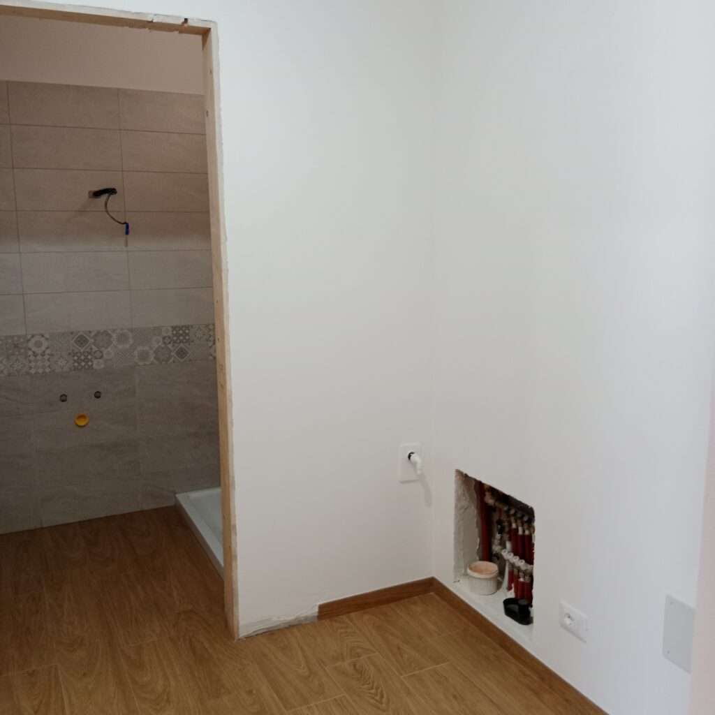 Platz für Waschmaschine
