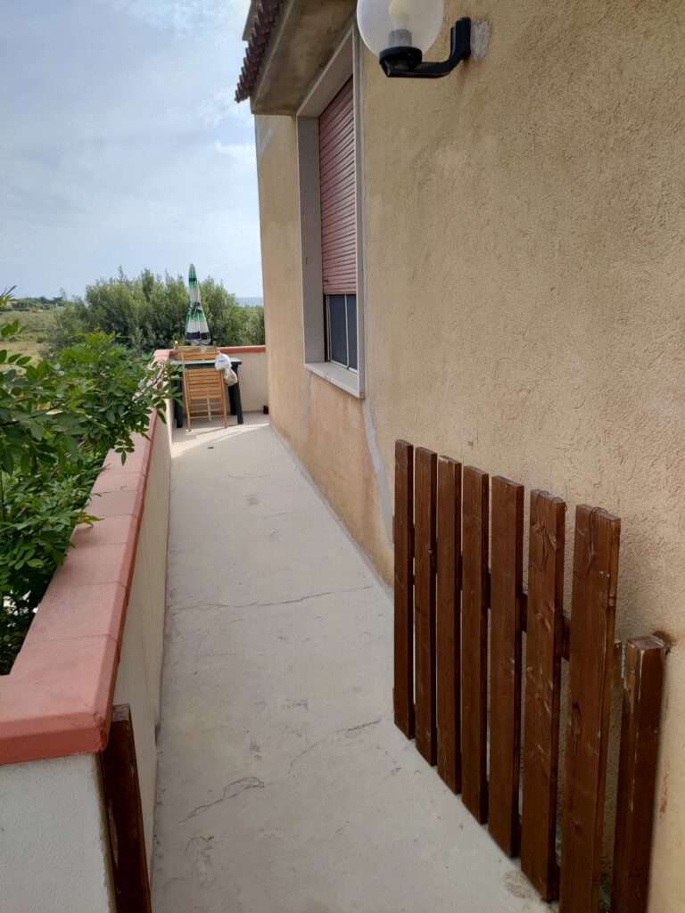 Balkon Zugang von der Treppe