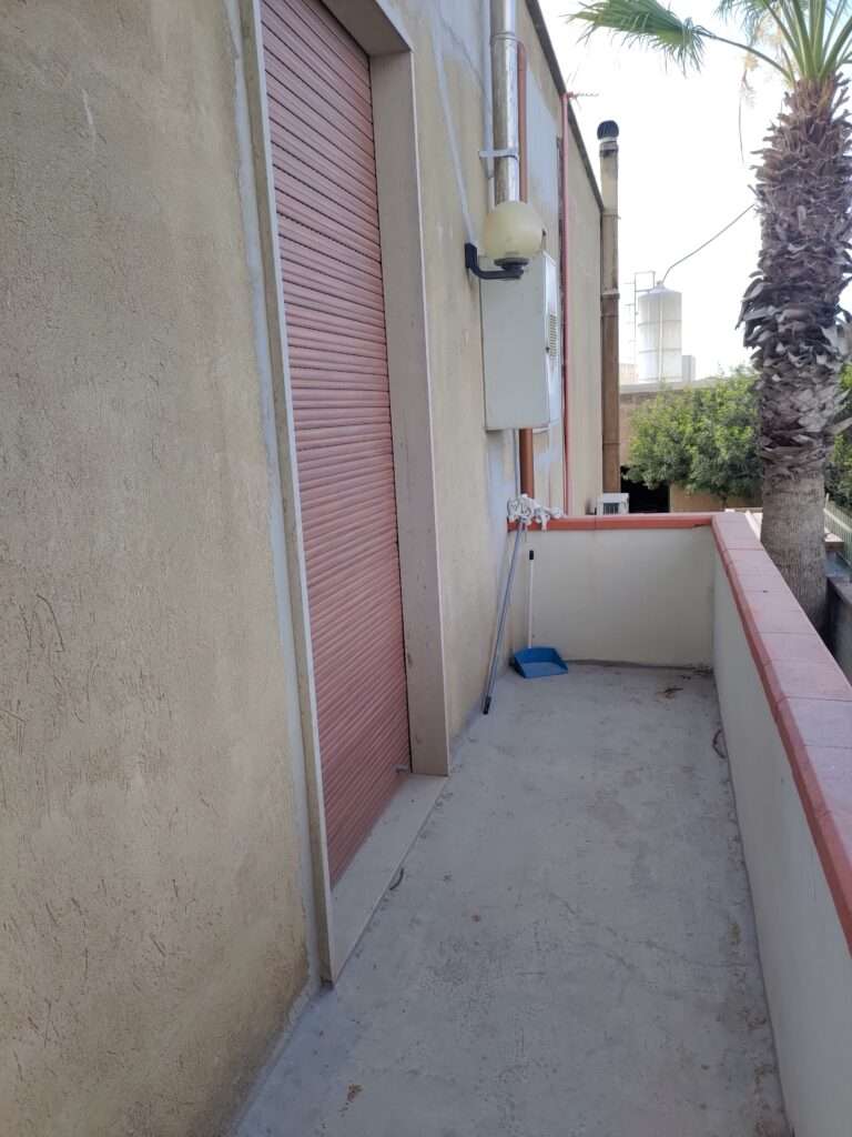 Balkon Küchenseite