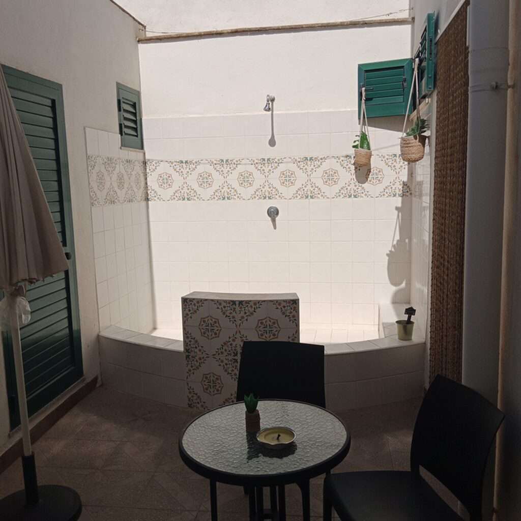 Atrium mit Waschküche