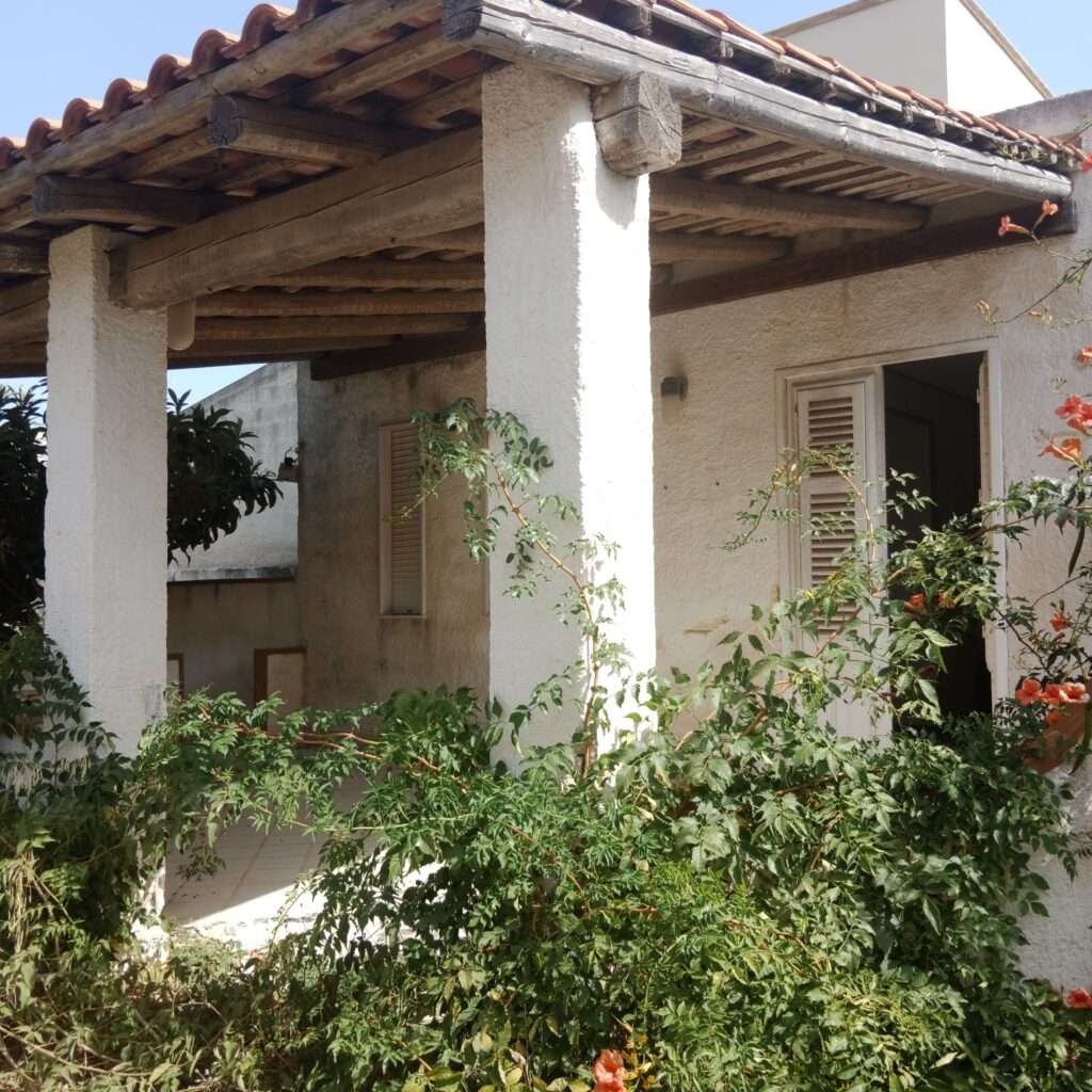 Eingang über Veranda