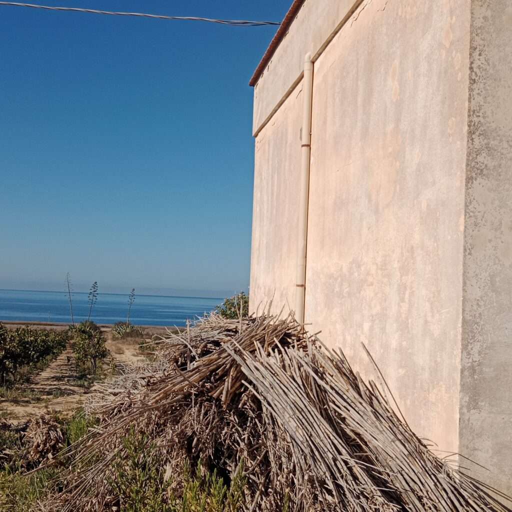 Sicht vom Haus auf das Meer