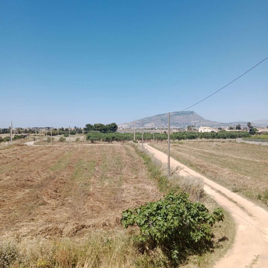 Blick aus dem Fenster aurf Erice