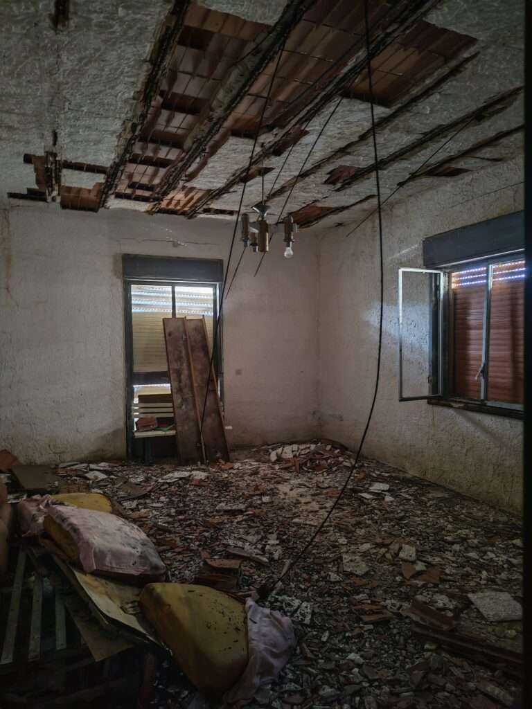 Schlafzimmer mit Vordereingang
