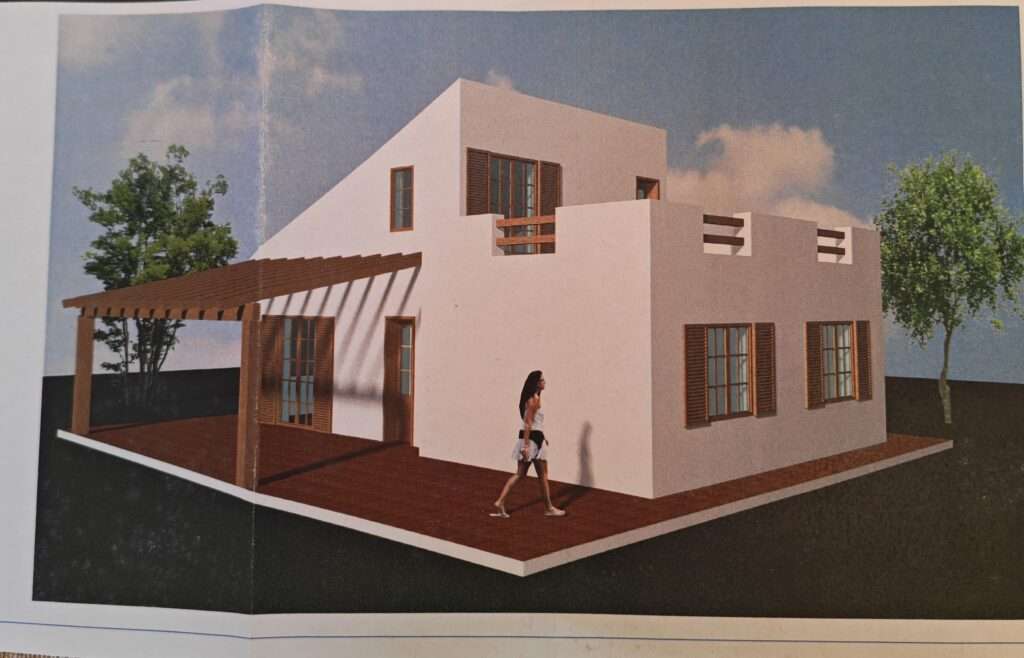 Projektierte Villen am Meer in Petrosino mit Dachterrasse und Meersicht